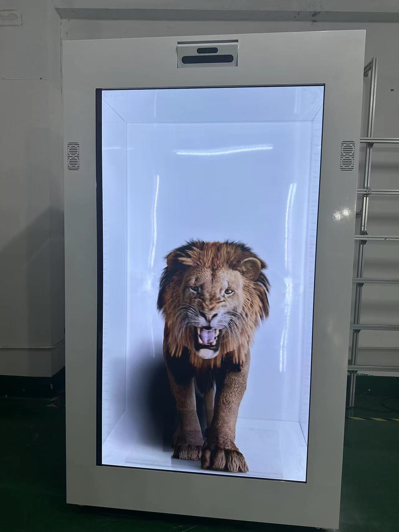 kabin lcd transparan besar baru yang disesuaikan
