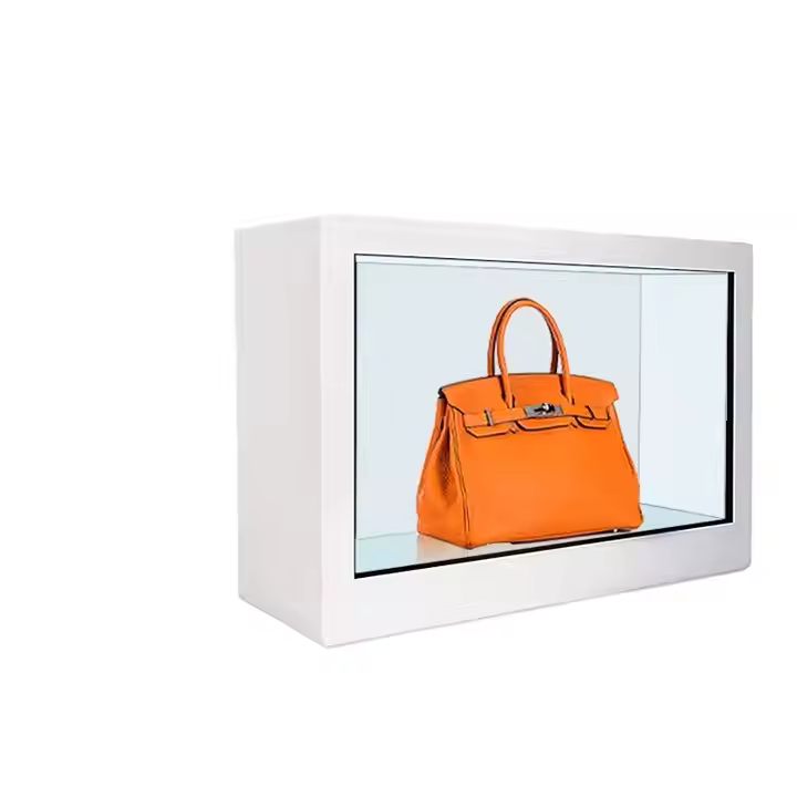 22 inch 3d hologram box showcase transparan lcd