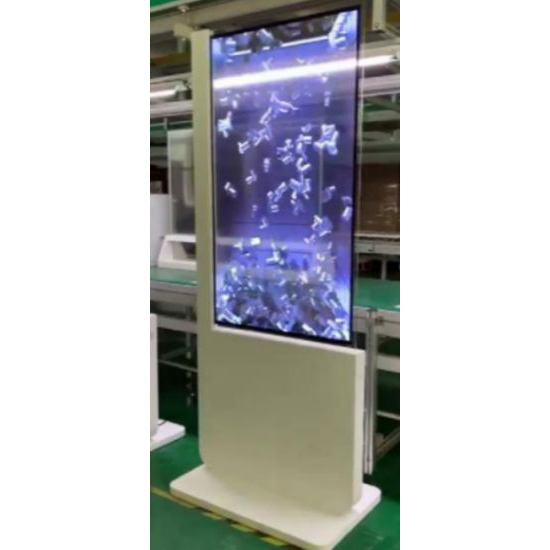 Layar sentuh tampilan Amoled digital transparan OLED 55 inci