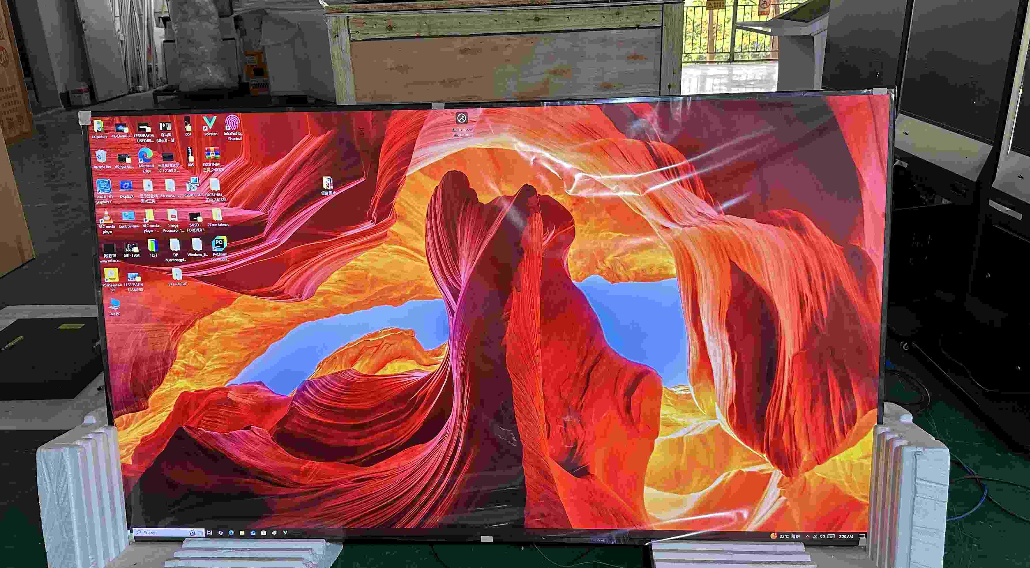 86 inci LG 4K LED Monitor Layar Sentuh Panel Flat Interaktif