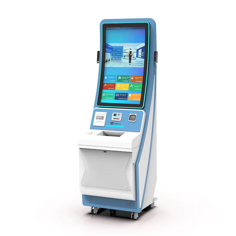 Kios Pembayaran Layanan Self -Layar Self -Interaktif 39 Inchive dengan Pembaca Kartu dan Printer A4