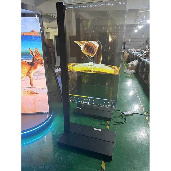 Kios berdiri lantai OLED LG 55