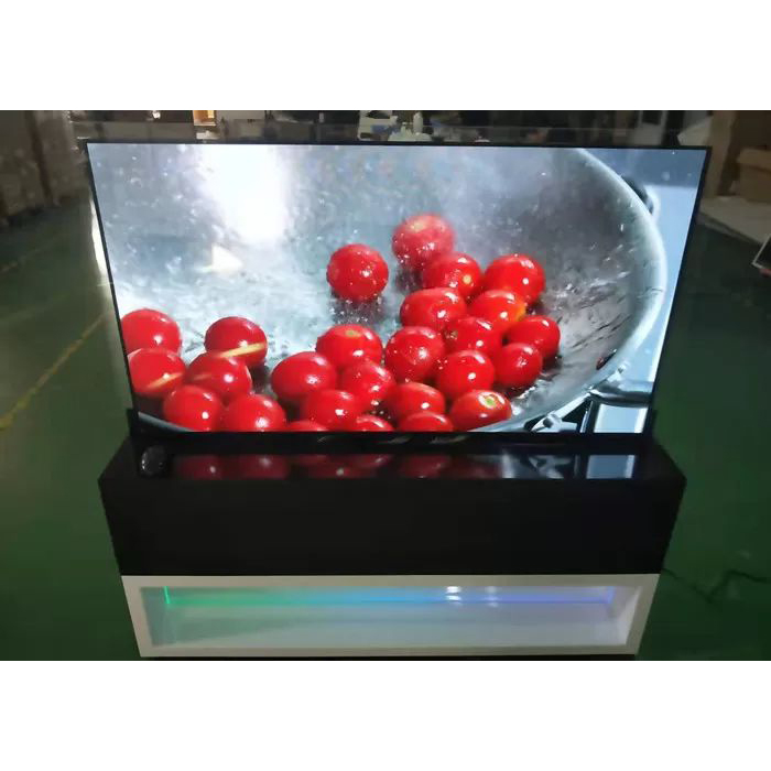 Kios Layar OLED Transparan